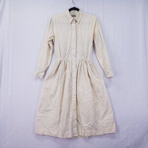 Vintage Nordstrom Gallery Topnotcher Yellow Dress Size 10 Preppy Peasant Modest